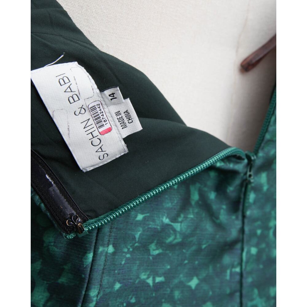 Sachin & Babi Georgina Gown in Emerald Green Wedding Guest - Size 14 - Picture 10 of 11